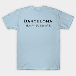 Barcelona coordinate T-Shirt